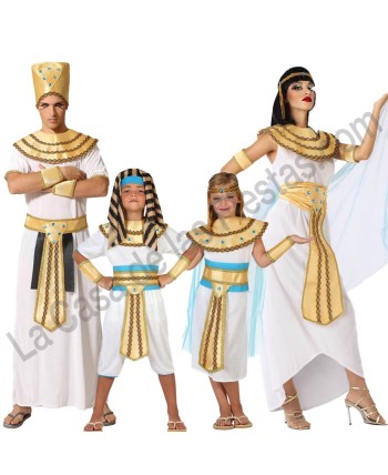 DISFRAZ GRUPO EGIPCIOS BLANCOS