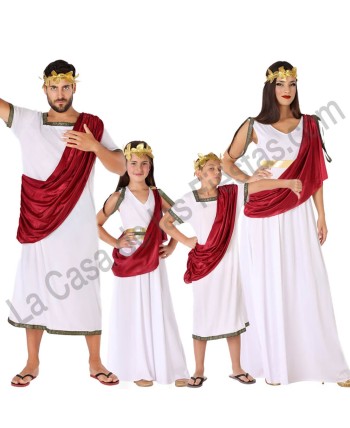 DISFRAZ GRUPO ROMANOS TOGA