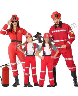 Disfraz de uniforme de bombero para hombre adulto, capitán de bombero,  tirantes negros, traje de fiesta de Halloween, talla L