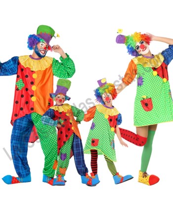 DISFRAZ GRUPO PAYASOS HARO