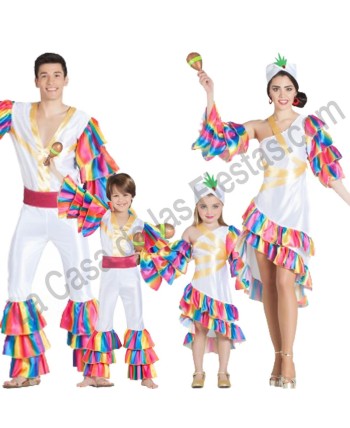 DISFRAZ GRUPO RUMBEROS BLANCOS