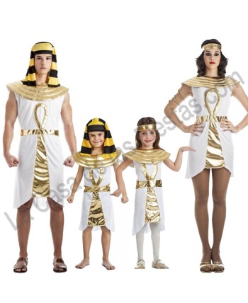 DISFRAZ GRUPO EGIPCIOS LLAVE DORADA