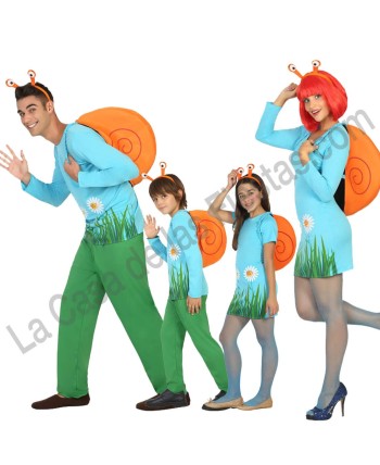 DISFRAZ GRUPO CARACOLES