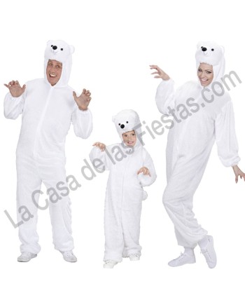 DISFRAZ GRUPO OSO POLAR BLANCO