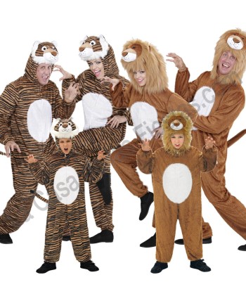 DISFRAZ GRUPO LEONES Y TIGRES