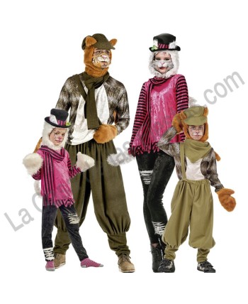 DISFRAZ GRUPO GATOS FRANCESES