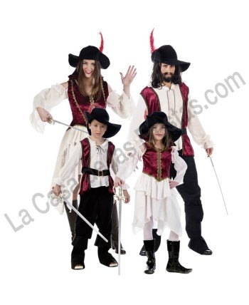 DISFRAZ GRUPO MOSQUETEROS