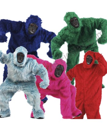 DISFRAZ GRUPO GORILAS DE COLORES