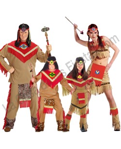 DISFRAZ GRUPO INDIO TORO SENTADO