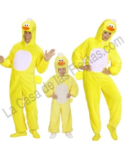 DISFRAZ GRUPO PATO AMARILLO BLANCO