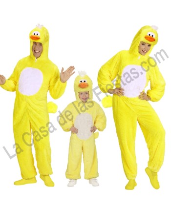 DISFRAZ GRUPO PATO AMARILLO BLANCO