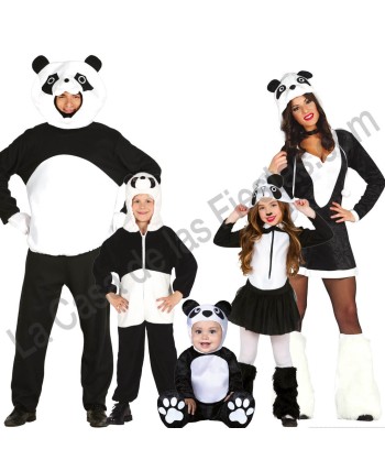 DISFRAZ GRUPO OSOS PANDA