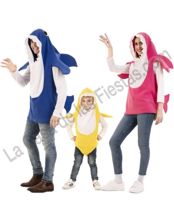 DISFRAZ GRUPO TIBURON COLORES