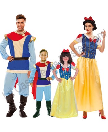 DISFRAZ GRUPO BLANCANIVES Y PRINCIPE