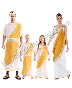 DISFRAZ GRUPO GRIEGOS AMARILLOS