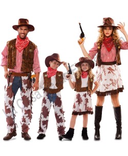 DISFRAZ GRUPO VAQUEROS ZAHONES VACA