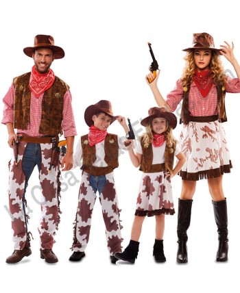 DISFRAZ GRUPO VAQUEROS ZAHONES VACA