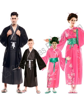 DISFRAZ GRUPO JAPONESES