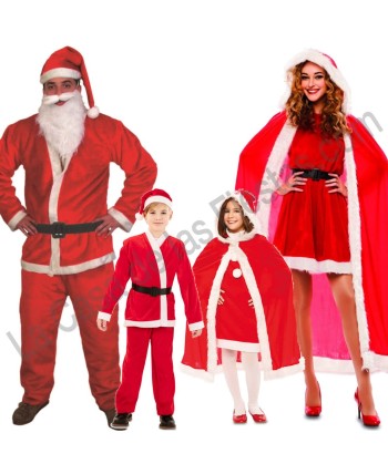 DISFRAZ GRUPO SANTA CLAUS
