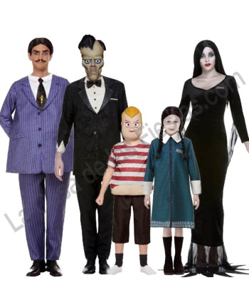 DISFRAZ GRUPO FAMILIA ADDAMS