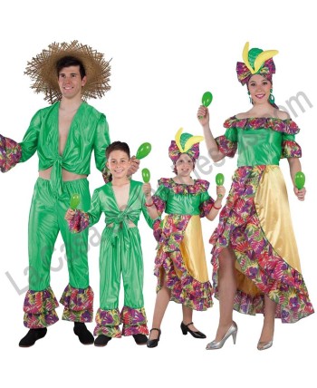 DISFRAZ GRUPO RUMBEROS VERDES