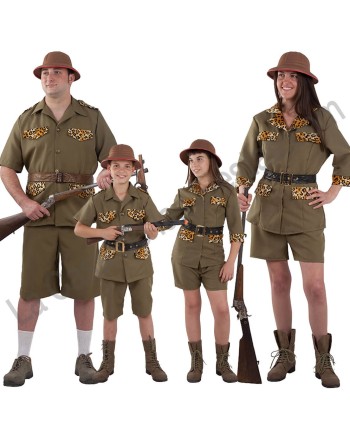 DISFRAZ GRUPO SAFARI VERDE