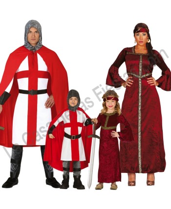 DISFRAZ CRUZADOS Y DAMAS