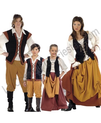 DISFRAZ GRUPO MESONEROS OCRE