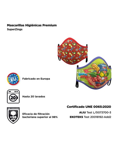 MASCARILLA DE SUPERZING KID FURY INFANTIL