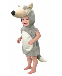 DISFRAZ DE LOBO GRIS GORDITO PARA BEBE
