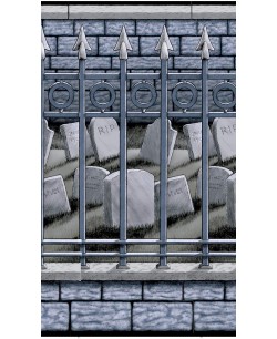 DECO PARED CEMENTERIO TUMBAS