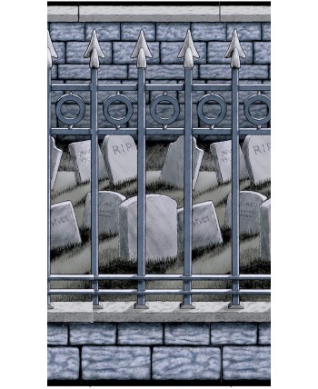 DECO PARED CEMENTERIO TUMBAS