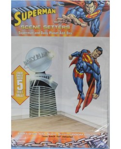 Decoracion Pared Superman Planeta | La Casa de las Fiestas