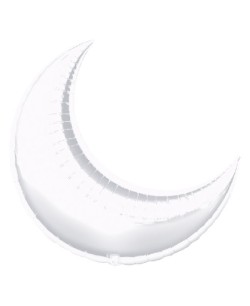 Globo de Helio Luna Plata para Fiestas