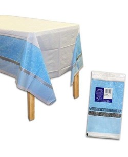 MANTEL MI PRIMERA COMUNION AZUL 2