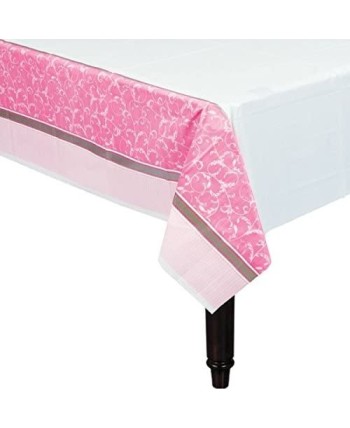 MANTEL MI PRIMERA COMUNION ROSA