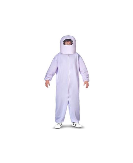 DISFRAZ DE AMONG US BLANCO ADULTO