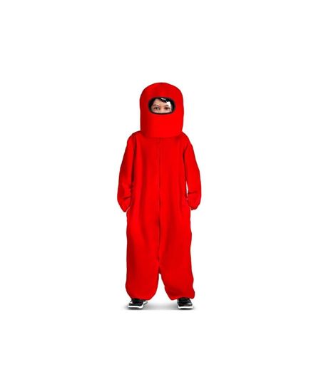 DISFRAZ DE AMONG US ROJO INFANTIL