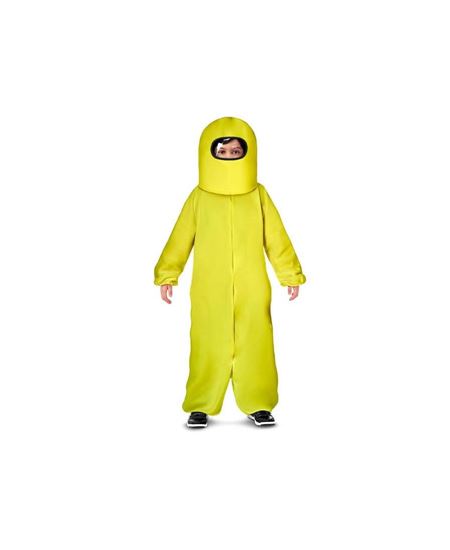 DISFRAZ DE AMONG US AMARILLO INFANTIL