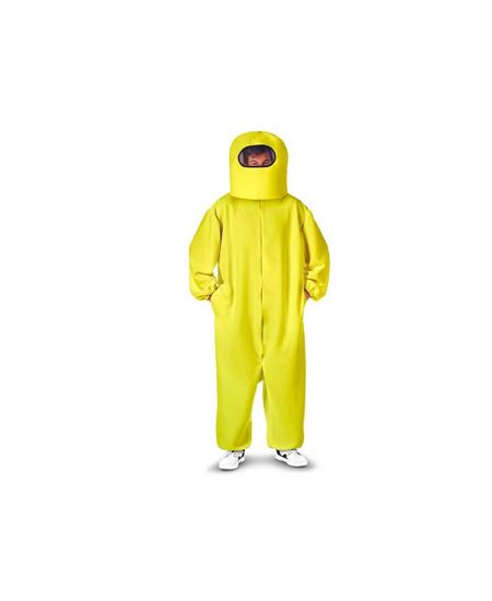 DISFRAZ DE AMONG US AMARILLO ADULTO