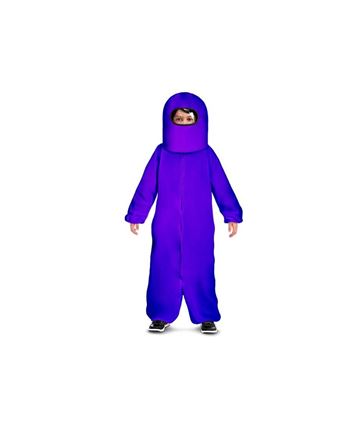 DISFRAZ DE AMONG US MORADO INFANTIL
