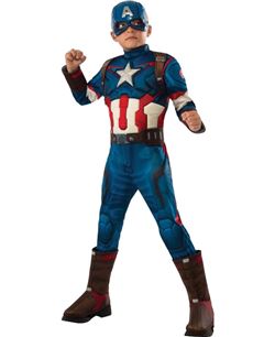 Disfraz de Capitan America Premium para Nino