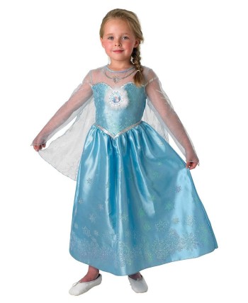 DISFRAZ DE ELSA FROZEN DELUXE PARA NIÑA