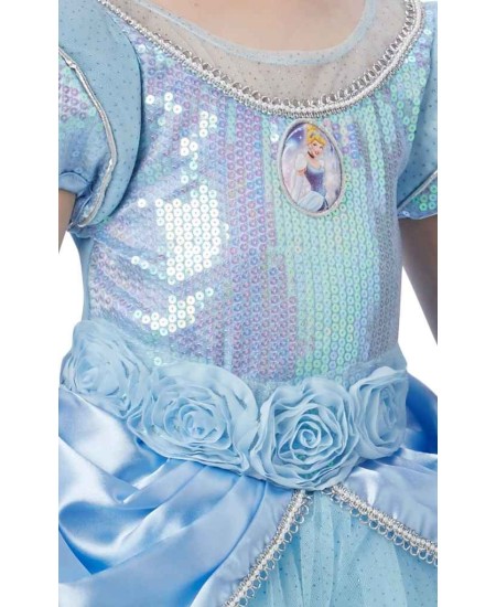DISFRAZ DE CENICIENTA PREMIUM PARA NIÑA