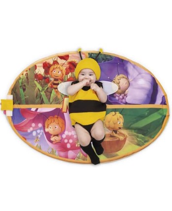 DISFRAZ DE ABEJA MAYA CON MANTA