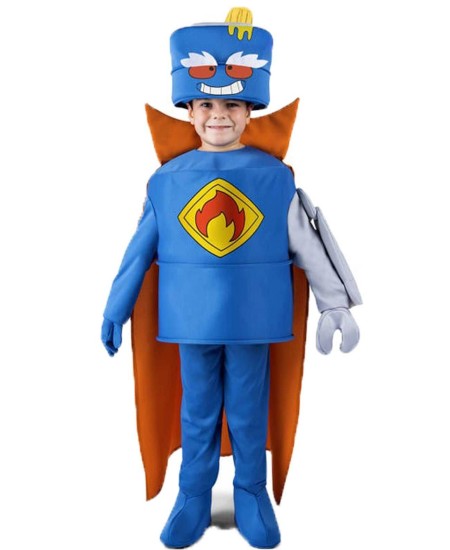 DISFRAZ DE SUPERZING MR KING PARA NIÑO