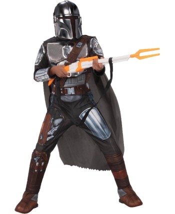 DISFRAZ DE MANDALORIAN SILVER PREMIUM PARA NIÑO