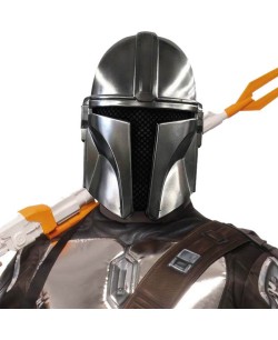 MANDALORIAN SILVER ADULTO DELUXE 2