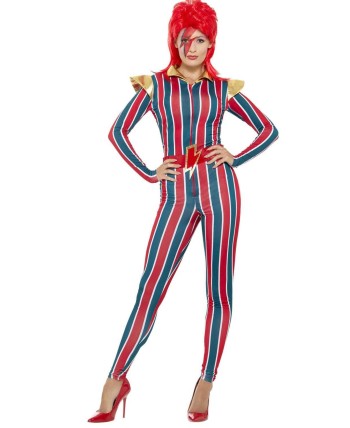 DISFRAZ DE CANTANTE DAVID MUJER 