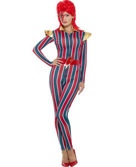 DISFRAZ DE CANTANTE DAVID MUJER 